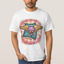 パープルボーンズ スカルTシャツ Tシャツ
