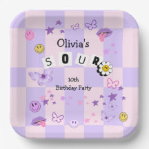 パープルポップ・アートのミュージックトゥイーン10代の誕生日招待状