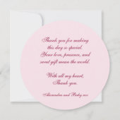 パープルポニードリームズ – サンキューカード (裏面)