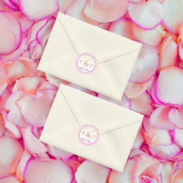 パープルポニー夢 – ありがとうスティッカー好き ラウンドシール