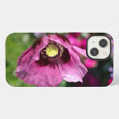 パープルポピー携帯ケース iPhoneケース (裏面横)