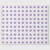 パープルポープリントズすべての行事 ラッピングペーパー (フラット)