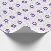 パープルポープリントズすべての行事 ラッピングペーパー (角)
