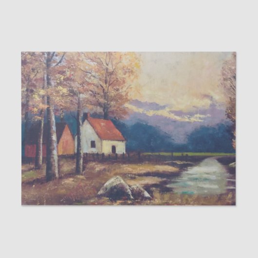 パープルマウンテンズウォーターカラーティッシュペーパー 薄葉紙 (正面)