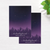 パープルマウンテンズスカイラインハンドメイドイヤリングディスプレイ (デスク)