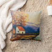 パープルマウンテンズ装飾用クッション クッション (ブランケット)