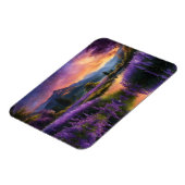 パープルマウンテンバレーサンライズ マグネット (左側)