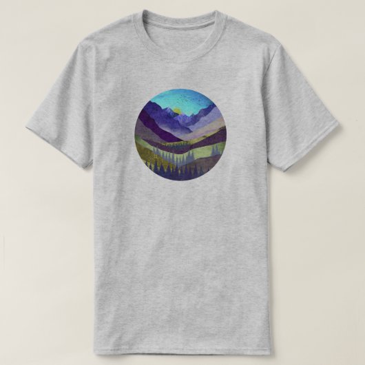 パープルマウンテンマジェスティ Tシャツ (デザイン正面)
