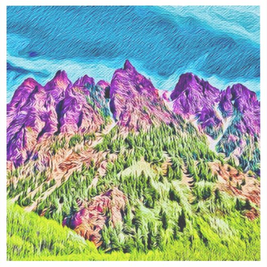 パープルマウンテンメジャービニールステッカー シール (正面)