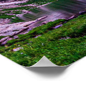 パープルマウンテンレイク//サンセットムーン ポスター (角)