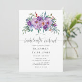 パープルマグノリアスとバラバチェロレッテweekend 招待状 (スタンド正面)