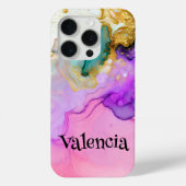 パープルマジェスティウォーターカラーカスタムファンタジー Case-Mate iPhoneケース (裏面)