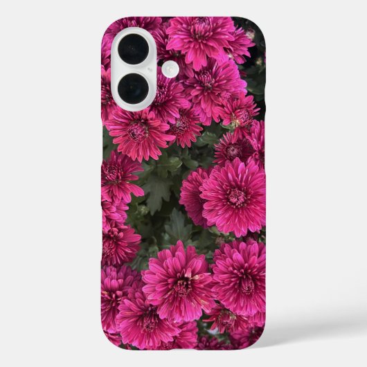 パープルマムズiPhone 16ケース Case-Mate iPhoneケース (裏面)
