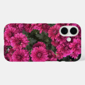 パープルマムズiPhone 16ケース Case-Mate iPhoneケース (裏面 (横))