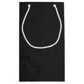 パープルマルディグラスマスカレード スモールペーパーバッグ (裏面)