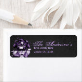 パープルマルディグラスマスカレード ラベル (インサイチュ)