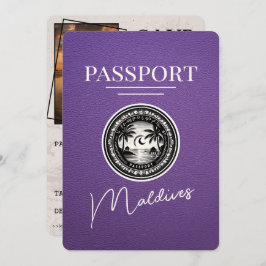パープルマルディーブスパスポ ート セーブ・ザ・デート