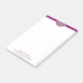 パープルマンダラモダンプロフェッショナルPost-it® Notes ポストイット (アングル)
