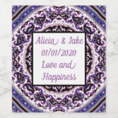 パープルマンダラ ワインレベル ワインラベル (シングルラベル)