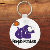 パープルマンバスバスケットボールチーム キーホルダー (正面)