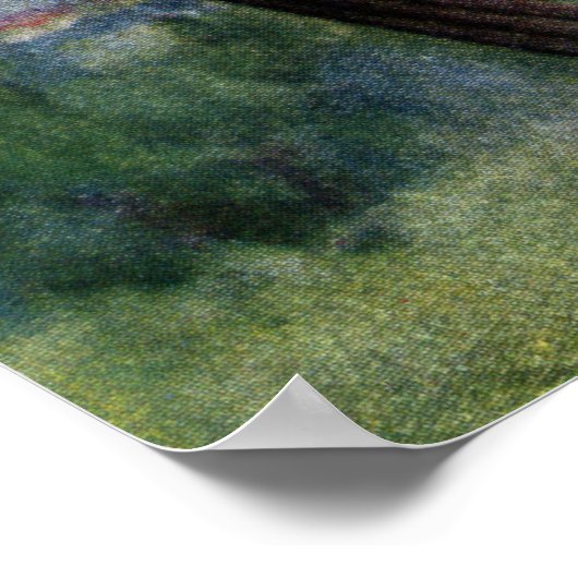 パープルマーチンズとそのバードハウス ポスター (角)