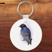 パープルマーティンオス キーホルダー (正面)