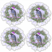 パープルマーティンホリデイ シール (正面)