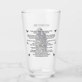 パープルマーティン最指名手配鳥 タンブラーグラス (裏面)