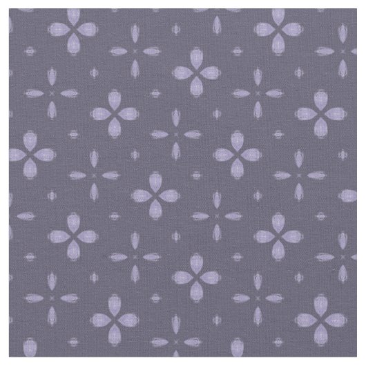 パープルマーブの花柄 ファブリック (クローズアップ)