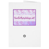 パープルマーブルフォト誕生日 (裏面)