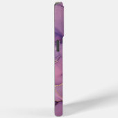 パープルマーブルプリント Case-Mate iPhoneケース (裏面 / 右)