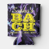 パープルマーブル おしゃれな ブライズゲートパーティー オーダーメイド 缶クーラー (正面)