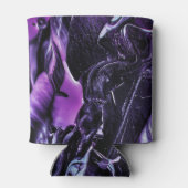 パープルマーブル おしゃれな ブライズゲートパーティー オーダーメイド 缶クーラー (裏面)