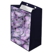パープルマーブル ミディアムペーパーバッグ (裏面アングル)
