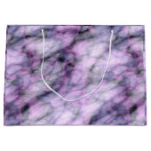 パープルマーブル ラージペーパーバッグ (正面)