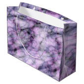 パープルマーブル ラージペーパーバッグ (裏面アングル)