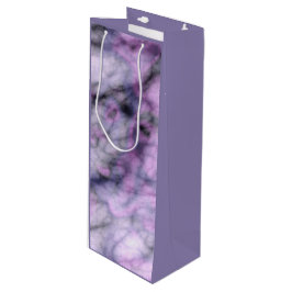 パープルマーブル ワインギフトバッグ