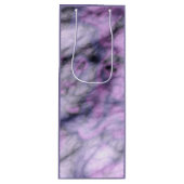 パープルマーブル ワインギフトバッグ (正面)