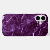 パープルマーブル Case-Mate iPhoneケース (裏面 (横))