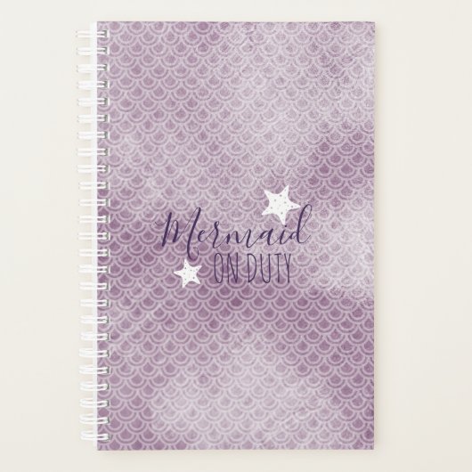 パープルマーメイドオンデューティウィークリープランナー プランナー手帳 (正面)