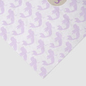 パープルマーメイドカスタムーパーソナライズされたモノグラムパーティー 薄葉紙 (詳細)