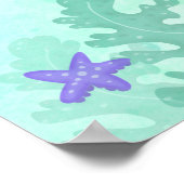 パープルマーメイドザシー誕生日 ポスター (角)