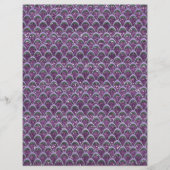 パープルマーメイドスクラップブック紙 (正面)