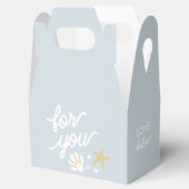 パープルマーメイドパーティーシーシェルパーソナライズされたズ フェイバーボックス (オープン)