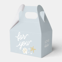 パープルマーメイドパーティーシーシェルパーソナライズされたズ フェイバーボックス