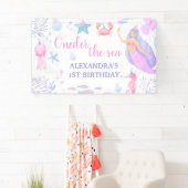 パープルマーメイドワンダーザシーガール1st誕生日 横断幕 (インサイチュ)