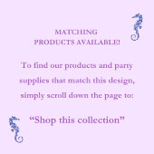 パープルマーメイド誕生日パーティーの好意ボタン 缶バッジ