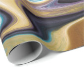 パープルマーリングトレンディーデザイン ラッピングペーパー (ロールコーナー)