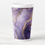 パープルマーリーラージラテマグ カフェラテマグ (正面)