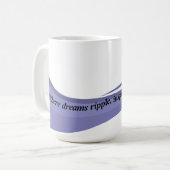 パープルマ感動的グ コーヒーマグカップ (正面左)